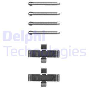 Set accesorii, placute frana puntea spate (LX0093 DLP) AUDI,MERCEDES-BENZ