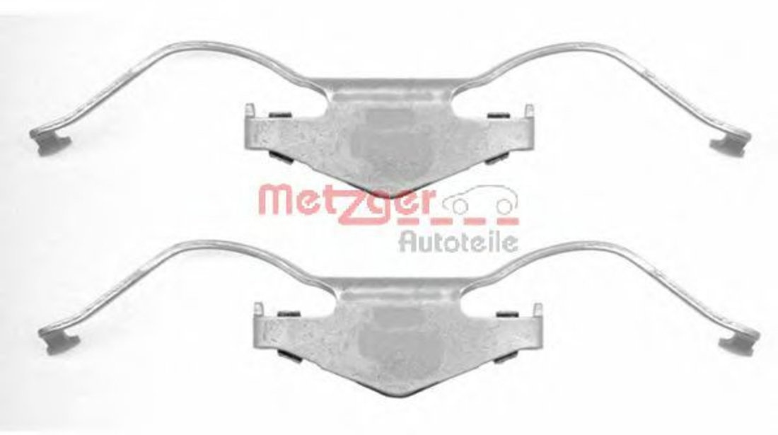 Set accesorii, placute frana SAAB 9-3 Cabriolet (YS3F) (2003 - 2016) METZGER 109-1297 piesa NOUA