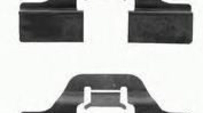 Set accesorii, placute frana SEAT IBIZA V (6J5, 6P1) (2008 - 2016) BREMBO A 02 205 piesa NOUA