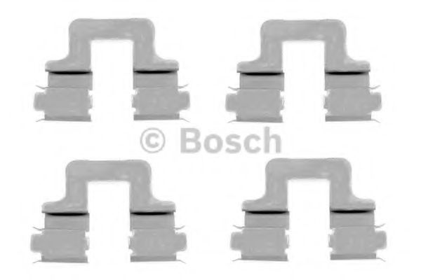 Set accesorii, placute frana SKODA RAPID (NH3) (2012 - 2016) BOSCH 1 987 474 314 piesa NOUA