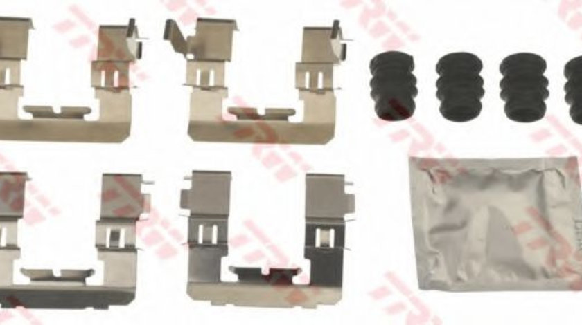 Set accesorii, placute frana SUBARU IMPREZA Hatchback (GR, GH, G3) (2007 - 2016) TRW PFK713 piesa NOUA