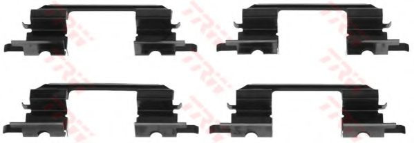 Set accesorii, placute frana SUBARU OUTBACK (BE, BH) (1998 - 2003) TRW PFK527 piesa NOUA