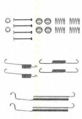 Set accesorii, sabot de frana CITROEN BERLINGO caroserie (M) (1996 - 2016) TRISCAN 8105 102581 piesa NOUA