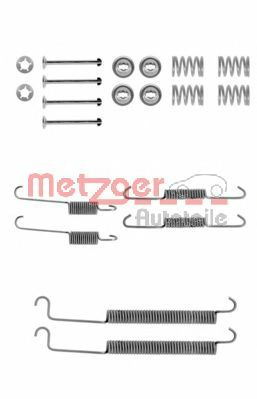 Set accesorii, sabot de frana CITROEN BERLINGO caroserie (M) (1996 - 2016) METZGER 105-0756 piesa NOUA