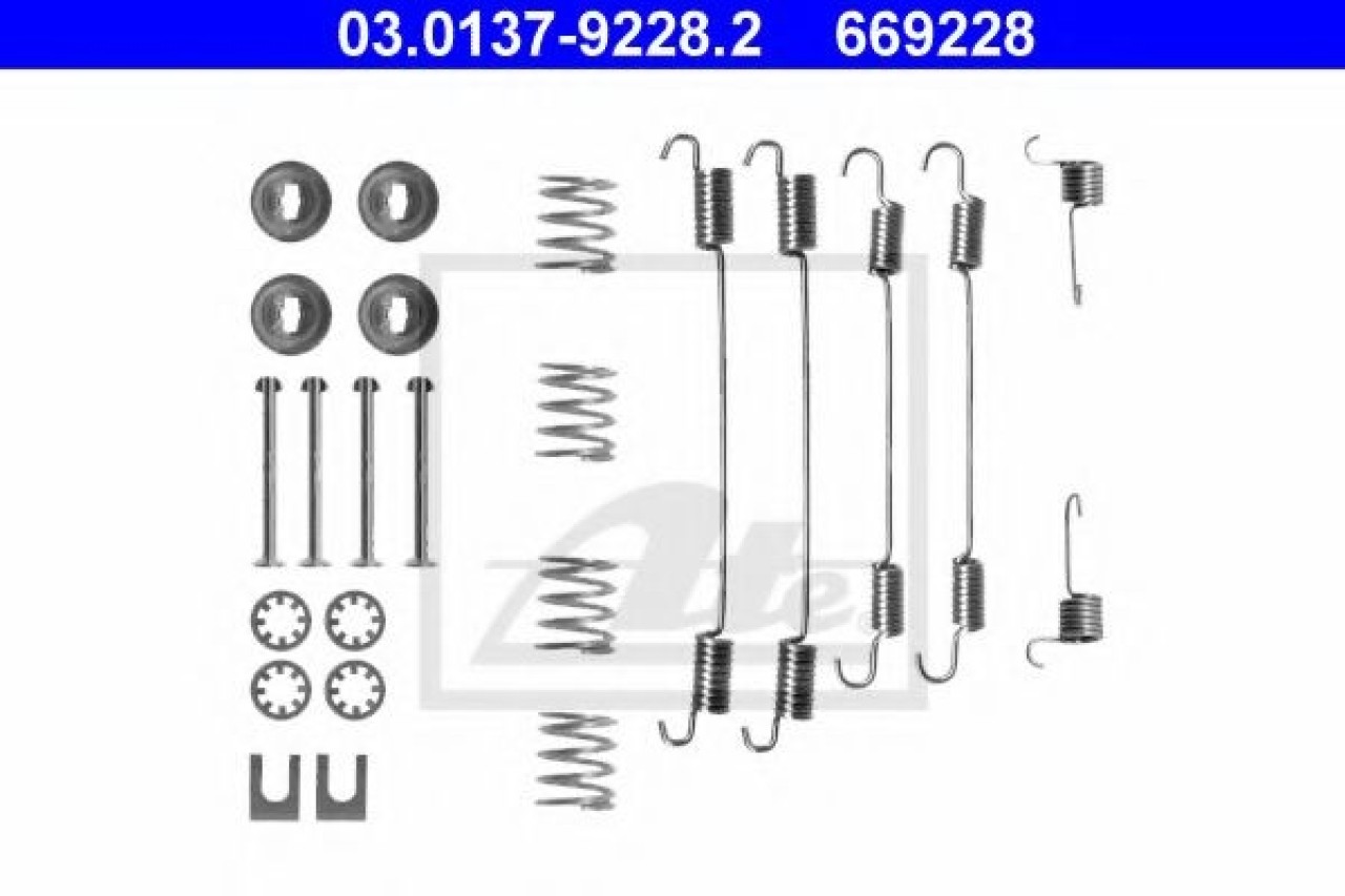 Set accesorii, sabot de frana CITROEN XSARA Estate (N2) (1997 - 2010) ATE 03.0137-9228.2 piesa NOUA