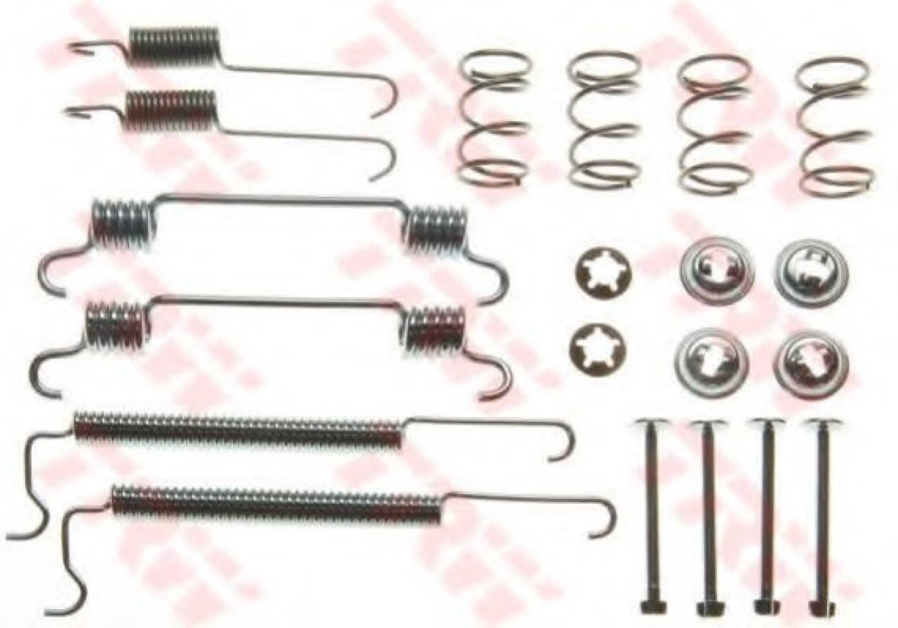 Set accesorii, sabot de frana DAEWOO LANOS limuzina (KLAT) (1997 - 2016) TRW SFK384 piesa NOUA