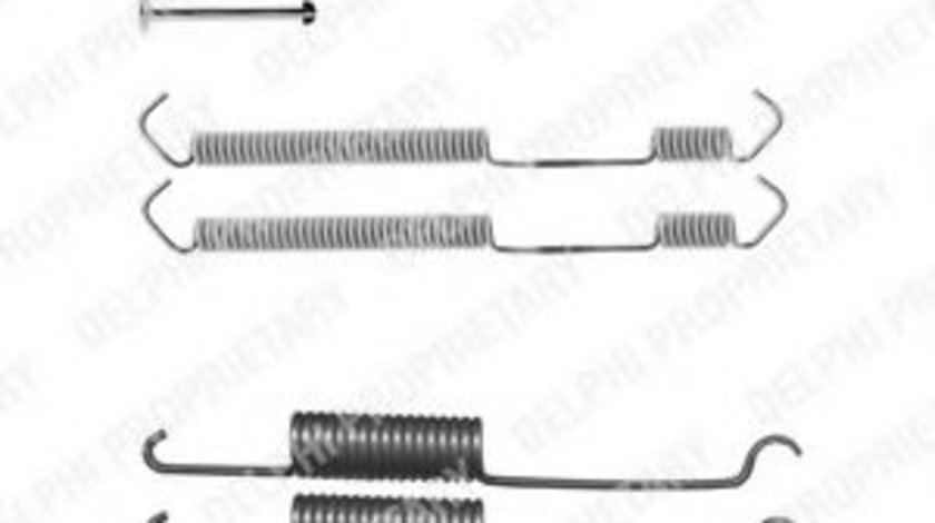 Set accesorii, sabot de frana FIAT DUCATO platou / sasiu (280) (1982 - 1990) DELPHI LY1063 piesa NOUA