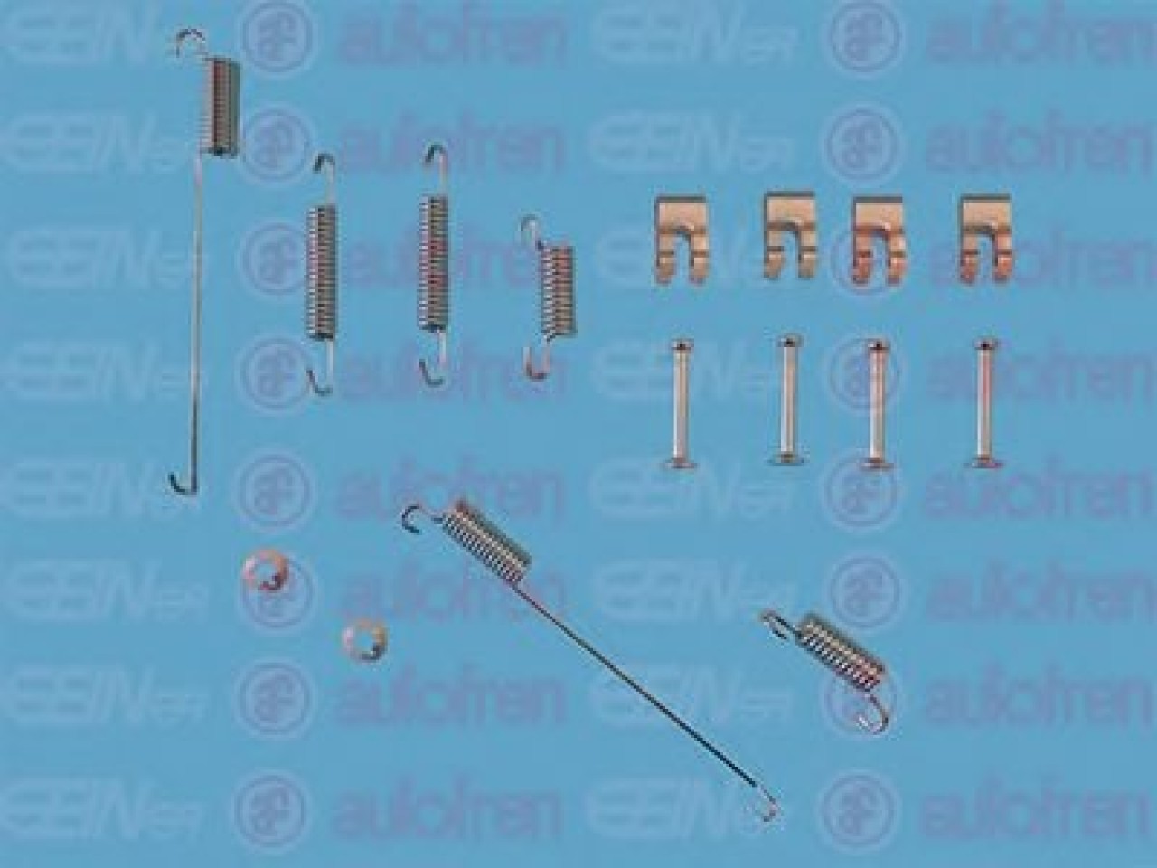 Set accesorii, sabot de frana FIAT PUNTO Van (176L) (1996 - 2000) AUTOFREN SEINSA D3888A piesa NOUA