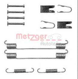 Set accesorii, sabot de frana FIAT PUNTO Van (199) (2008 - 2016) METZGER 105-0883 piesa NOUA