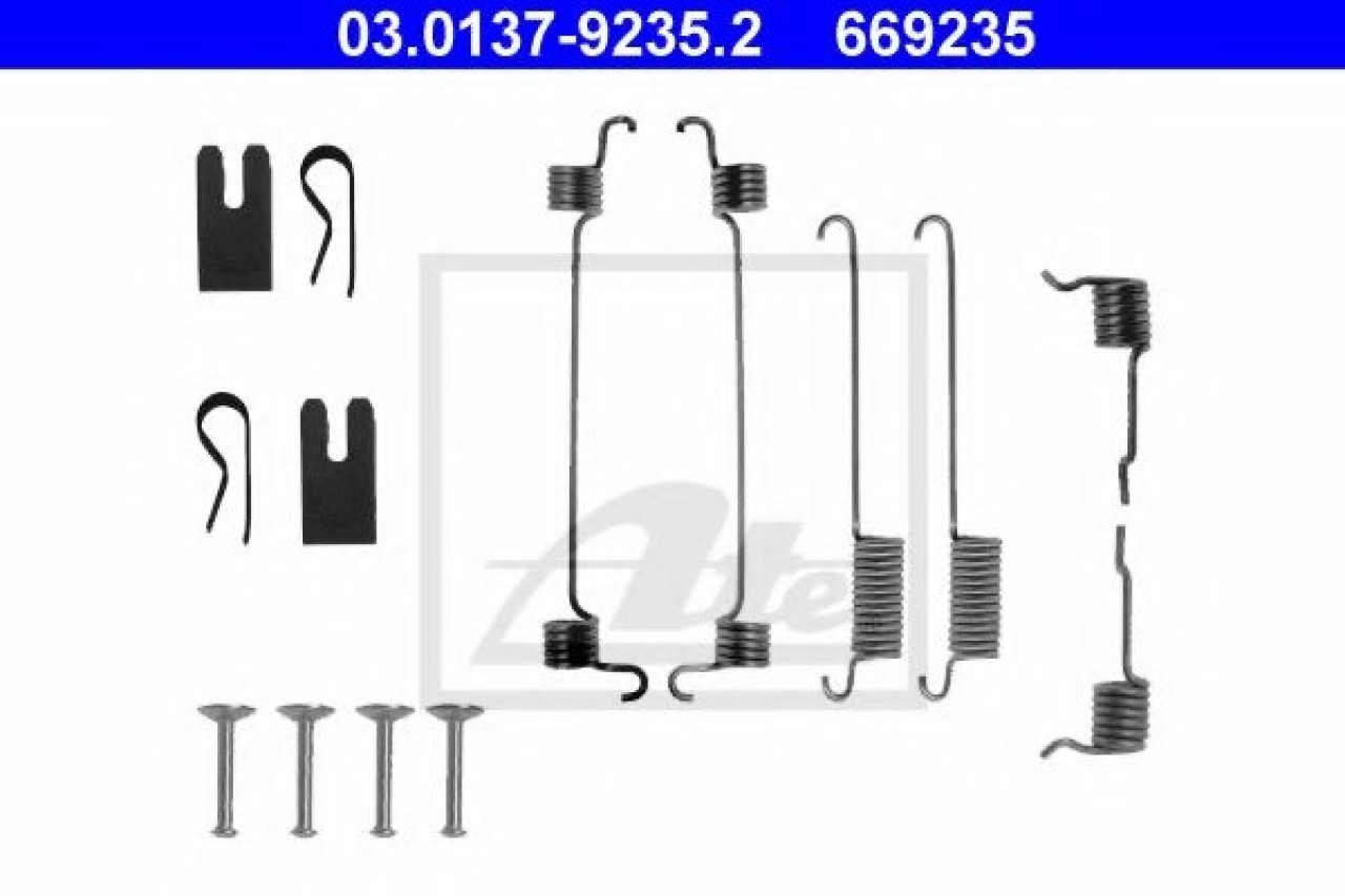 Set accesorii, sabot de frana FORD FOCUS (DAW, DBW) (1998 - 2007) ATE 03.0137-9235.2 piesa NOUA