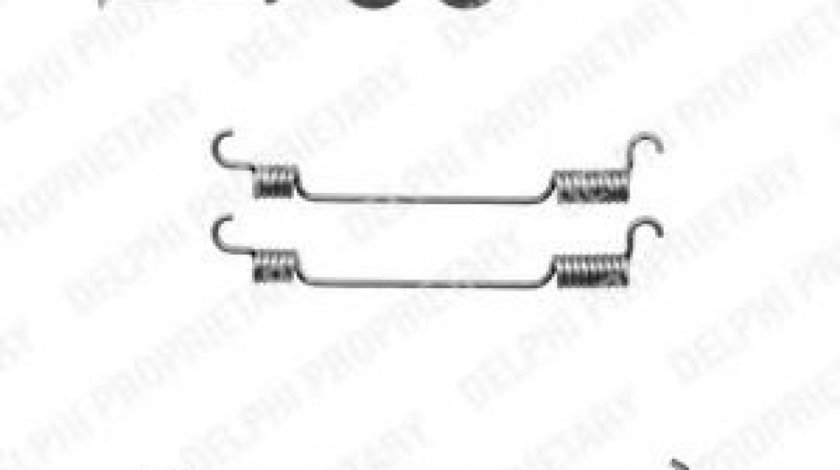 Set accesorii, sabot de frana FORD TRANSIT bus (FD, FB, FS, FZ, FC) (2000 - 2006) DELPHI LY1302 piesa NOUA