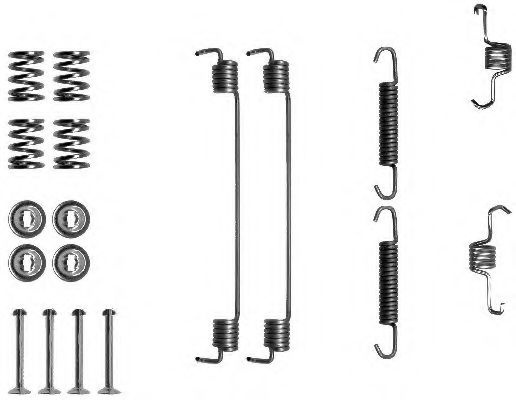 Set accesorii, sabot de frana LANCIA YPSILON (843) (2003 - 2011) TEXTAR 97031000 piesa NOUA