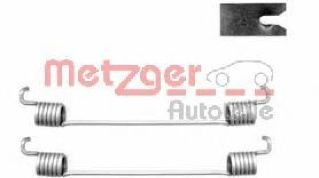 Set accesorii, sabot de frana NISSAN NOTE (E11) (2006 - 2013) METZGER 105-0827 piesa NOUA