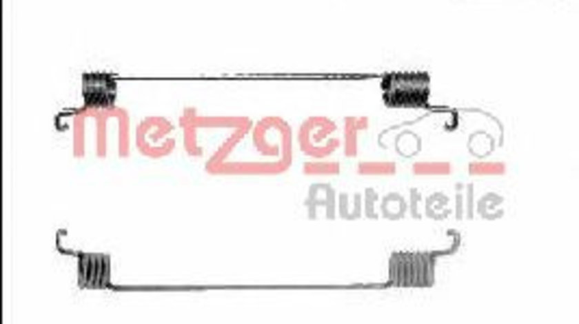 Set accesorii, sabot de frana OPEL ADAM (2012 - 2016) METZGER 105-0866 piesa NOUA