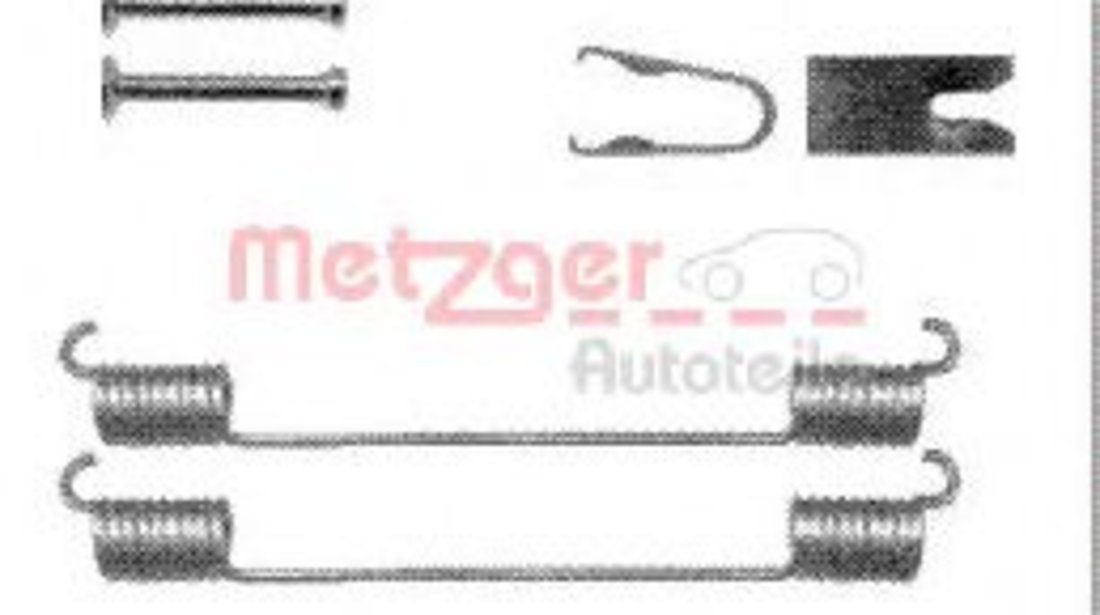 Set accesorii, sabot de frana OPEL COMBO Tour (X12) (2012 - 2016) METZGER 105-0883 piesa NOUA