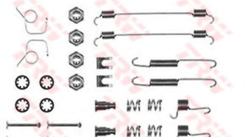 Set accesorii, sabot de frana PEUGEOT 106 II (1) (1996 - 2016) TRW SFK105 piesa NOUA