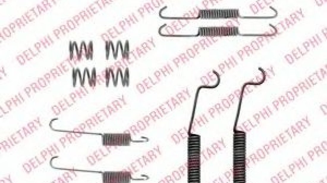 Set accesorii, sabot de frana PEUGEOT 206+ (T3E) (2009 - 2016) DELPHI LY1336 piesa NOUA