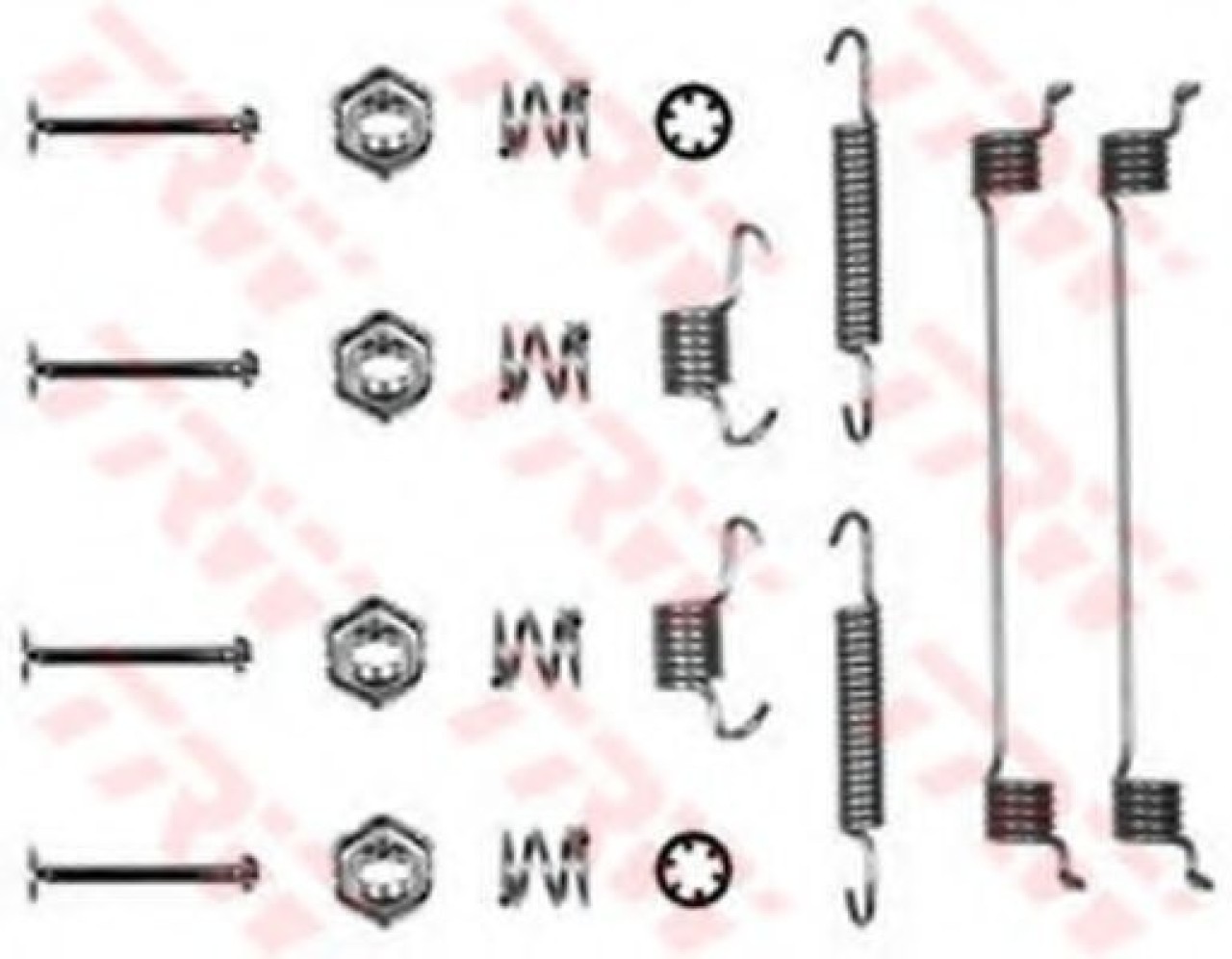 Set accesorii, sabot de frana PEUGEOT 306 Hatchback (7A, 7C, N3, N5) (1993 - 2003) TRW SFK138 piesa NOUA