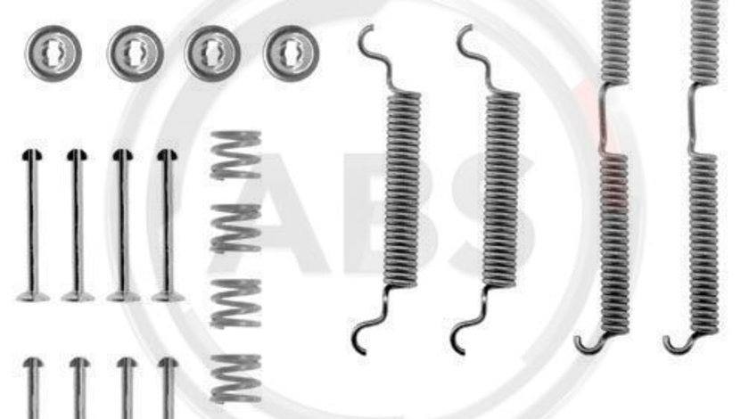 Set accesorii, sabot de frana puntea spate (0513Q ABS) AUSTIN,FORD,MORRIS,TRIUMPH,VAUXHALL