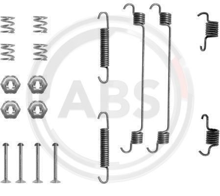 Set accesorii, sabot de frana puntea spate (0657Q ABS) ALFA ROMEO,Citroen,FIAT,LANCIA,RENAULT