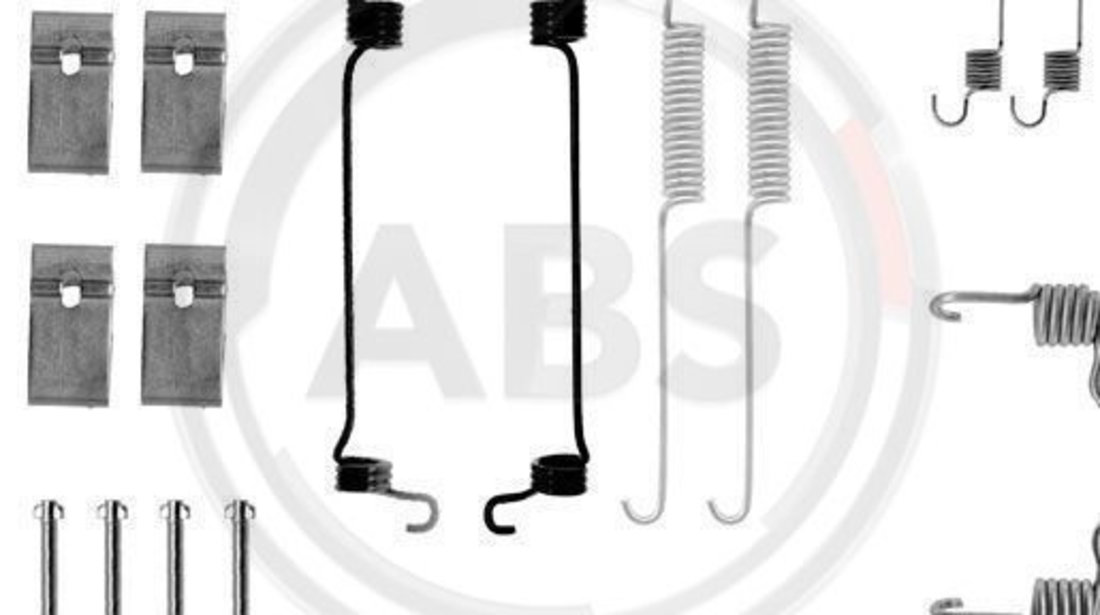 Set accesorii, sabot de frana puntea spate (0677Q ABS) FORD