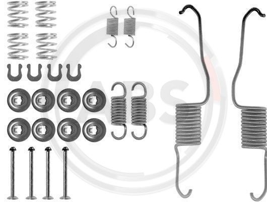 Set accesorii, sabot de frana puntea spate (0684Q ABS) DAIHATSU,TOYOTA