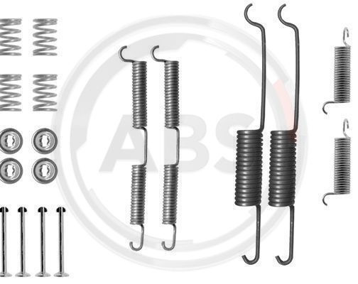 Set accesorii, sabot de frana puntea spate (0687Q ABS) NISSAN,RENAULT