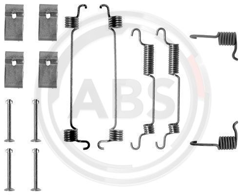 Set accesorii, sabot de frana puntea spate (0735Q ABS) HONDA,ROVER