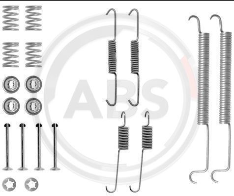 Set accesorii, sabot de frana puntea spate (0756Q ABS) Citroen,PEUGEOT,RENAULT