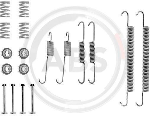 Set accesorii, sabot de frana puntea spate (0757Q ABS) Citroen,PEUGEOT,RENAULT