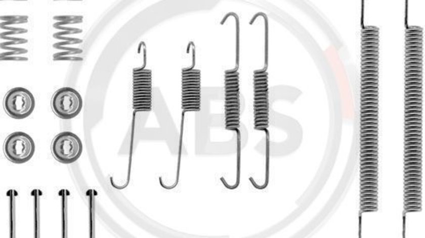 Set accesorii, sabot de frana puntea spate (0757Q ABS) Citroen,PEUGEOT,RENAULT