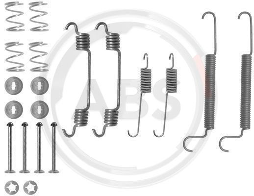 Set accesorii, sabot de frana puntea spate (0766Q ABS) CHEVROLET,OPEL,VAUXHALL