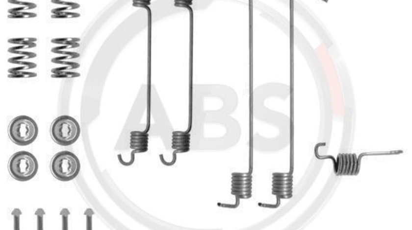 Set accesorii, sabot de frana puntea spate (0784Q ABS) MITSUBISHI