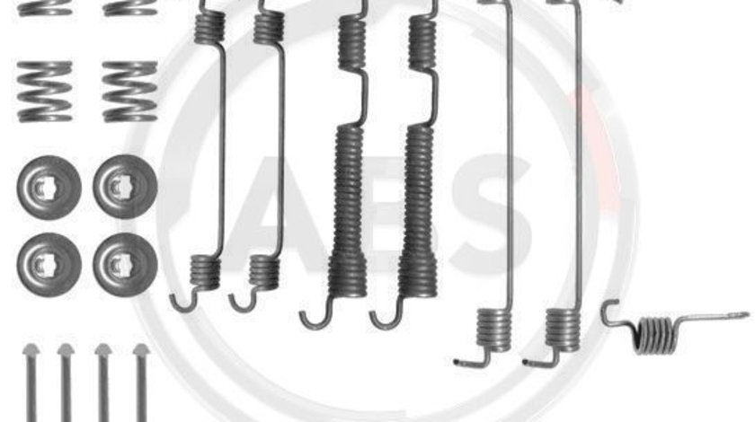 Set accesorii, sabot de frana puntea spate (0786Q ABS) MITSUBISHI