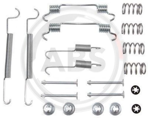 Set accesorii, sabot de frana puntea spate (0873Q ABS) CHEVROLET,DAEWOO