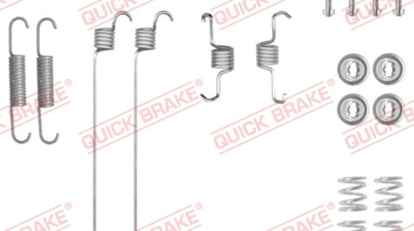 Set accesorii, sabot de frana puntea spate (1050018 QBK) DATSUN,KIA,NISSAN,RENAULT