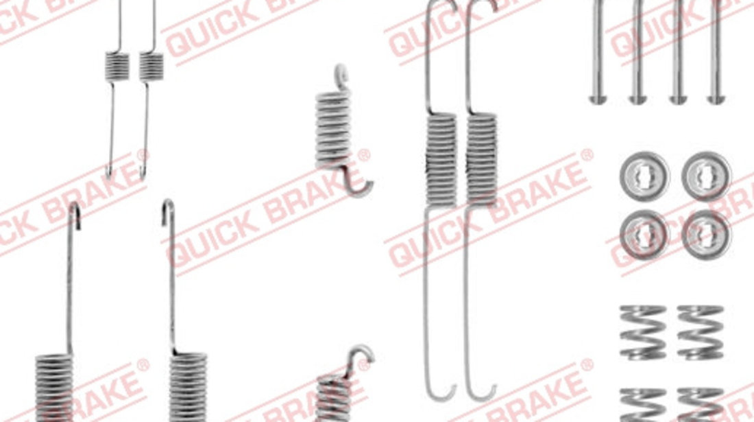 Set accesorii, sabot de frana puntea spate (1050615 QBK) FORD