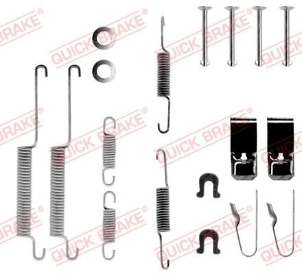 Set accesorii, sabot de frana puntea spate (1050654 QBK) HONDA