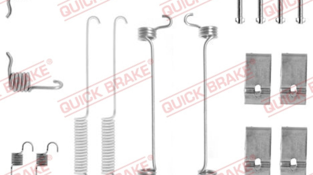 Set accesorii, sabot de frana puntea spate (1050677 QBK) FORD