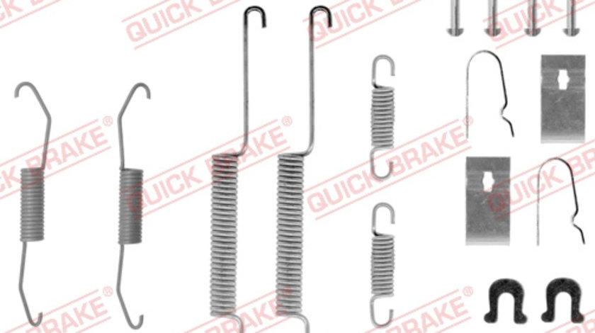 Set accesorii, sabot de frana puntea spate (1050679 QBK) HONDA