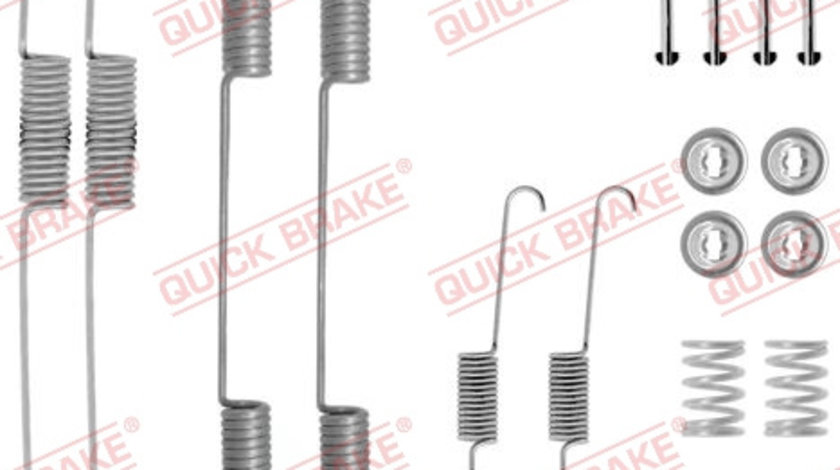 Set accesorii, sabot de frana puntea spate (1050689 QBK) Citroen,FIAT,PEUGEOT