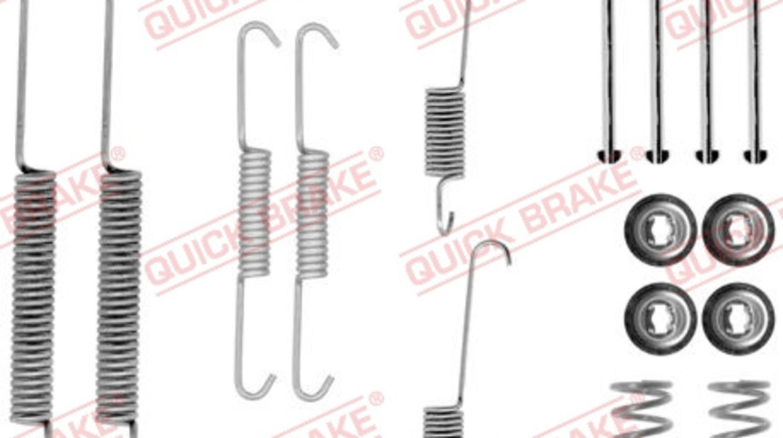 Set accesorii, sabot de frana puntea spate (1050754 QBK) Citroen,PEUGEOT