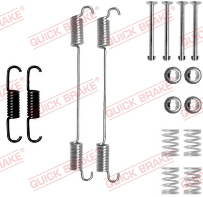 Set accesorii, sabot de frana puntea spate (1050796 QBK) FIAT