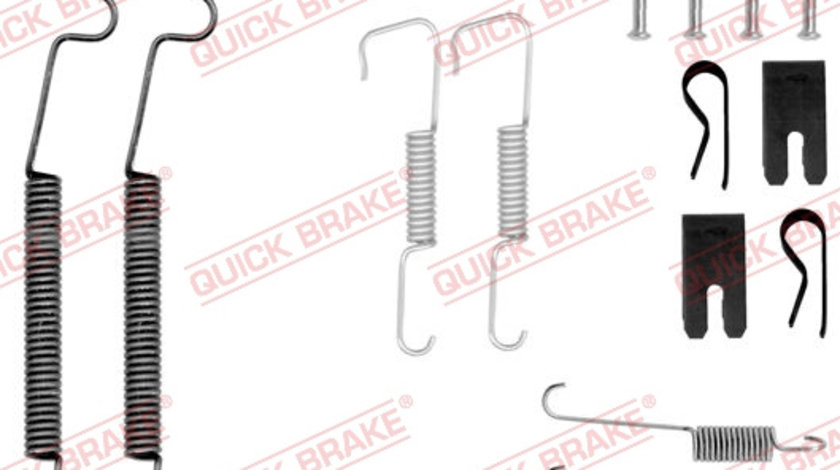 Set accesorii, sabot de frana puntea spate (1050805 QBK) Citroen,PEUGEOT