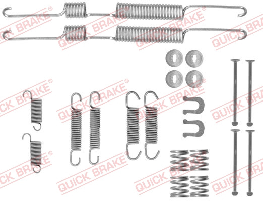 Set accesorii, sabot de frana puntea spate (1050870X QBK) NISSAN,TOYOTA