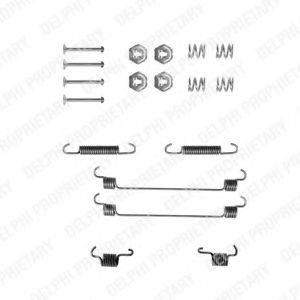 Set accesorii, sabot de frana RENAULT MEGANE II Grandtour (KM0/1) (2003 - 2012) DELPHI LY1112 piesa ...