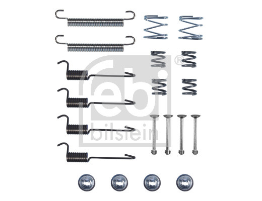 Set accesorii, sabot de frana spate (182257 FEBI BILSTEIN) HYUNDAI,KIA,OPEL