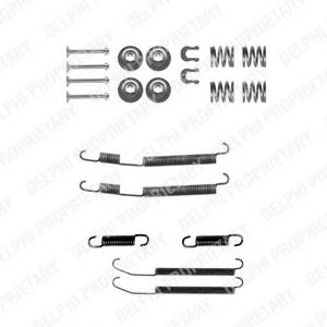 Set accesorii, sabot de frana SUBARU FORESTER (SG) (2002 - 2016) DELPHI LY1235 piesa NOUA