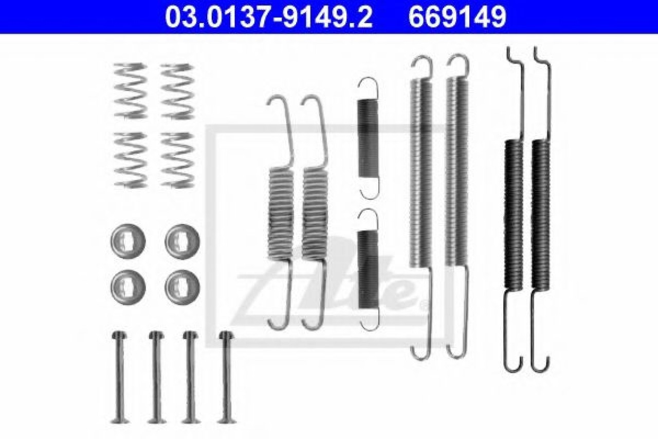 Set accesorii, sabot de frana VW PASSAT (3A2, 35I) (1988 - 1997) ATE 03.0137-9149.2 piesa NOUA