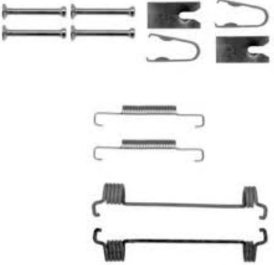 Set accesorii saboti frana parcare 105-0875